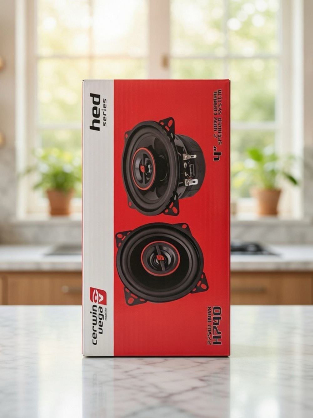 Cerwin Vega HED Series OH740 4 Inches 2-Way Coaxial Speaker System (Pair)